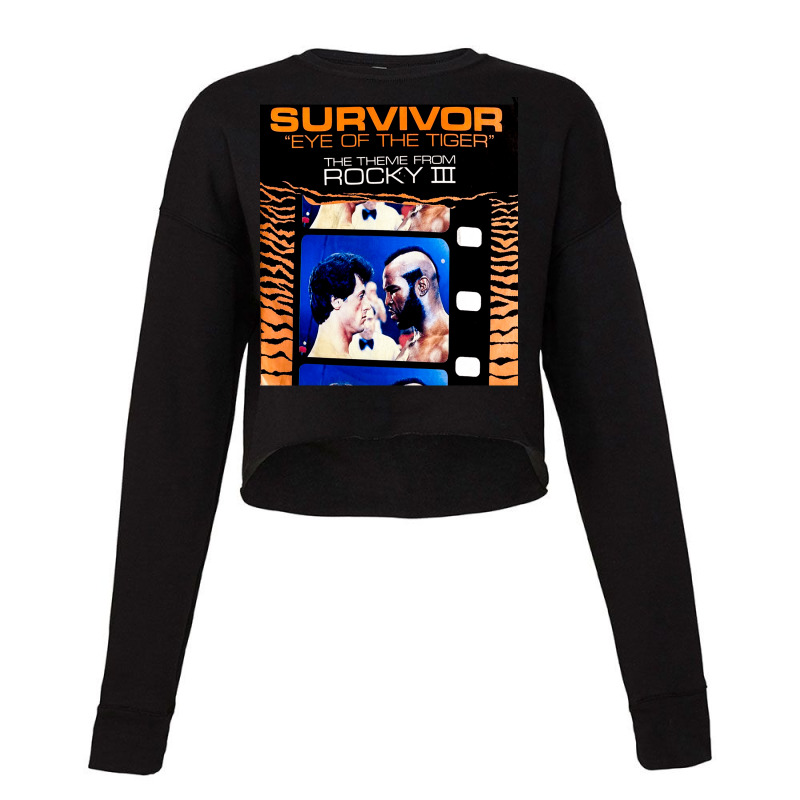 Survivor, Eye Of The Tiger, Survivor, Eye, The Tiger, Survivor, Eye Of Cropped Sweater | Artistshot