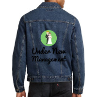 Under New Management Wedding Couple Men Denim Jacket | Artistshot