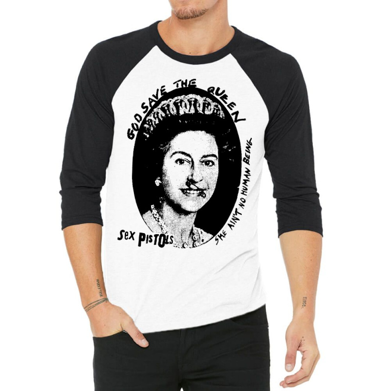 God Save The Queen 3/4 Sleeve Shirt | Artistshot