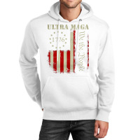 Vintage Ultra Maga We The People Proud Republican Usa Flag Pullover Ho Unisex Hoodie | Artistshot