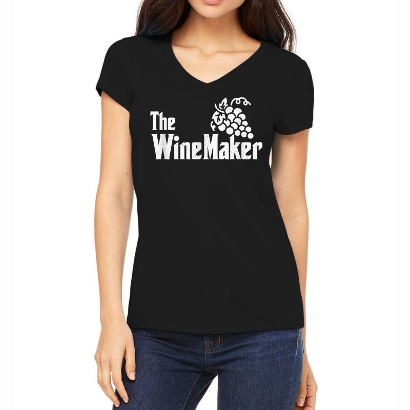 The Wine Maker Vinyard Winery Wine Making Grapes Winemaker T Shirt Women's V-neck T-shirt | Artistshot