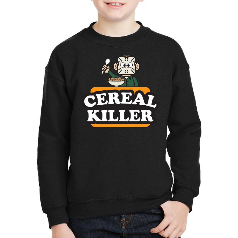 Cereal Killer Food Pun Humor Costume Funny Halloween Gifts Youth Sweatshirt | Artistshot