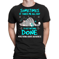 Myasthenia Gravis Awareness Cat Ribbon T Shirt T-shirt | Artistshot