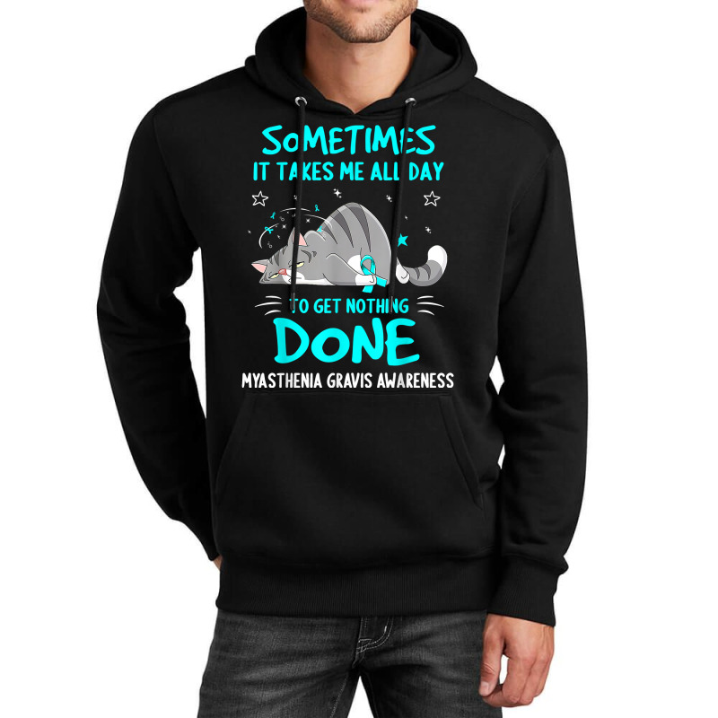 Myasthenia Gravis Awareness Cat Ribbon T Shirt Unisex Hoodie | Artistshot