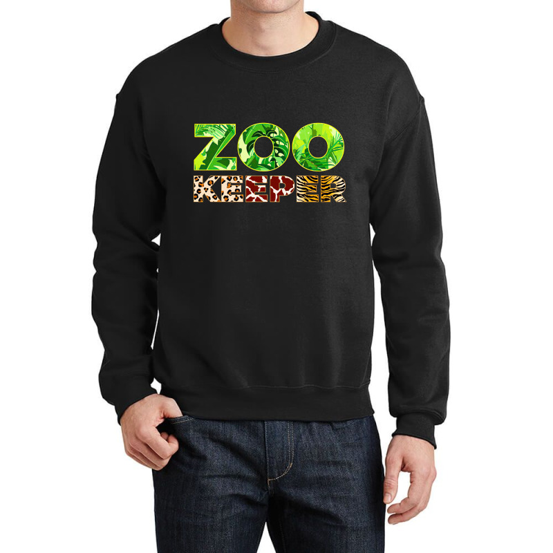 Zookeeper, Zookeeper, African, Savanna, Zoo, Keeper, Animals Lover, Ki Crewneck Sweatshirt by SHDFGHJK | Artistshot