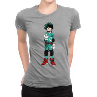 Midori Is Standing Wearing Green Uniform Ladies Fitted T-shirt | Artistshot