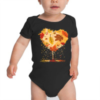 Maple Leaf Autumn Tree Orange Fall Leaves Season Baby Bodysuit | Artistshot