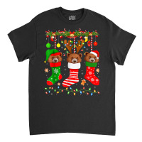 Mongoose In Christmas Socks Lights Mongoose Xmas Classic T-shirt | Artistshot