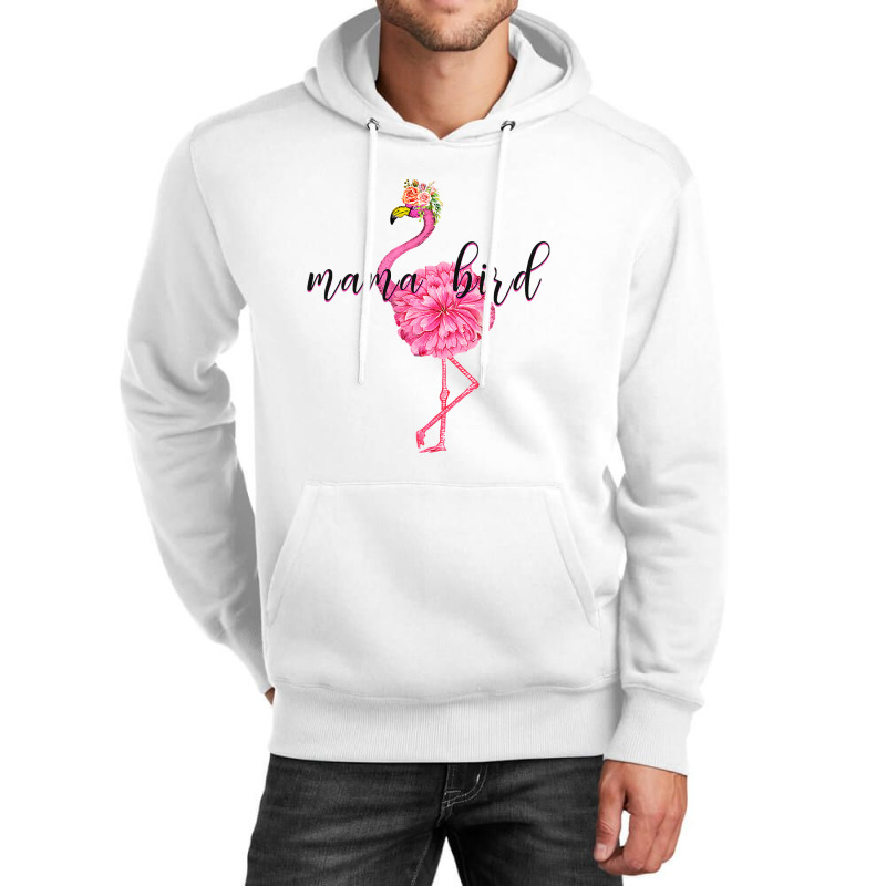 Flower Pink Mama Bird Momma Flamingo Summer Sea 2019 Floral Unisex Hoodie by EricWade | Artistshot