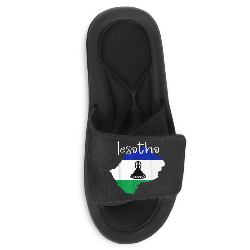 Lesotho Tshirt Slide Sandal | Artistshot