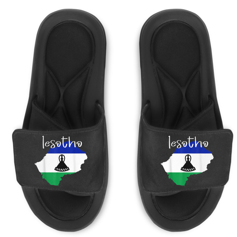 Lesotho Tshirt Slide Sandal | Artistshot