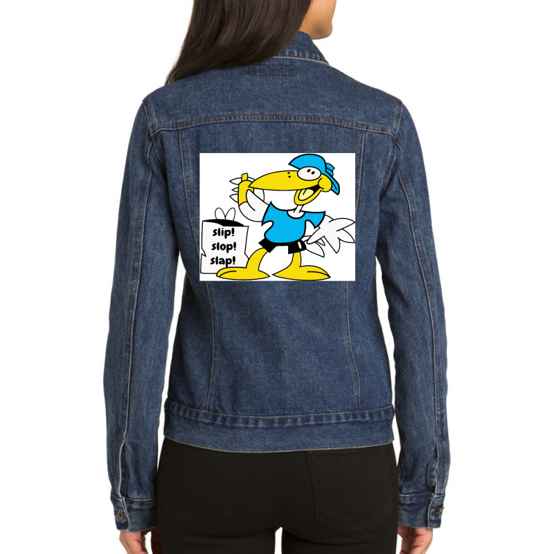 Slip Slop Slap Classic Aussie Ads Classic Ladies Denim Jacket | Artistshot