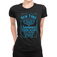 New York City Staten Island Usa United States T Shirt Ladies Fitted T-shirt | Artistshot