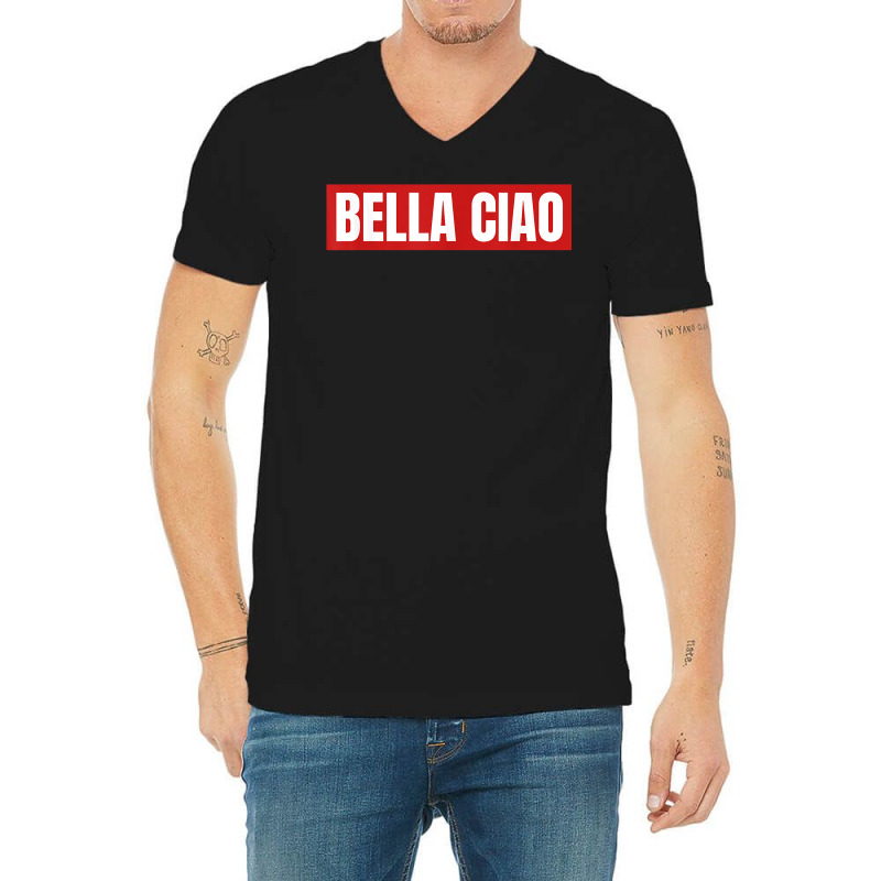 Bella Ciao Tshirt For Casa Song Lovers  Men Women Tshirt T Shirt V-neck Tee | Artistshot