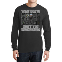 What Part Of Don't You Understand Funny Pilot Design T Shirt Long Sleeve Shirts | Artistshot