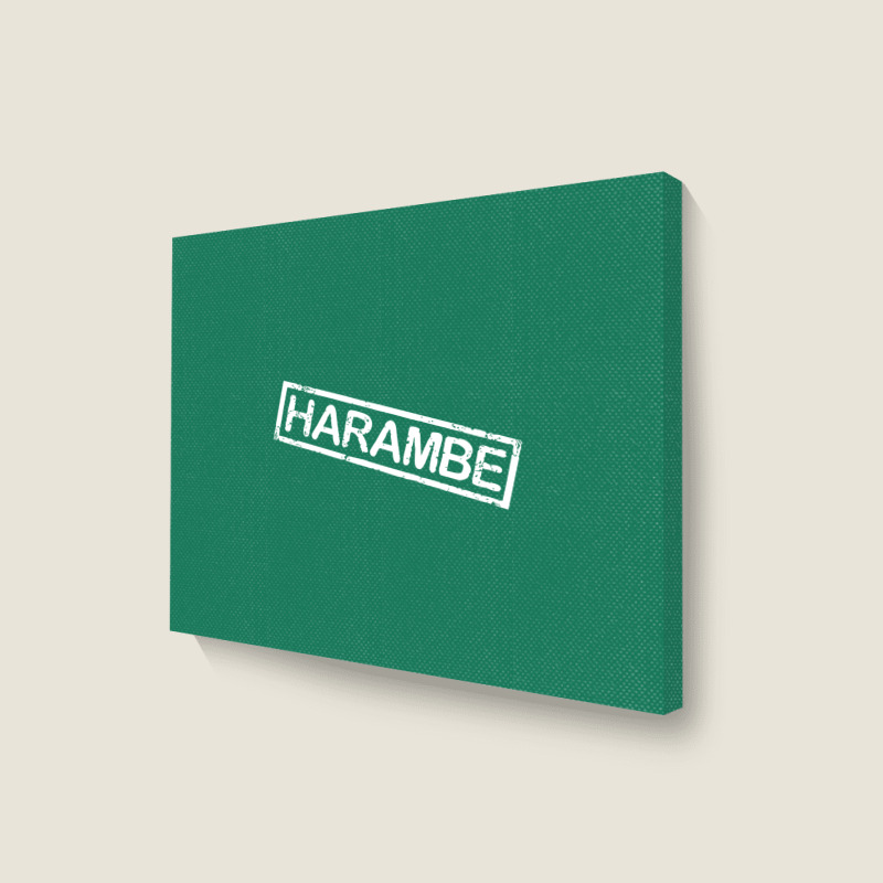 Harambee Landscape Canvas Print | Artistshot