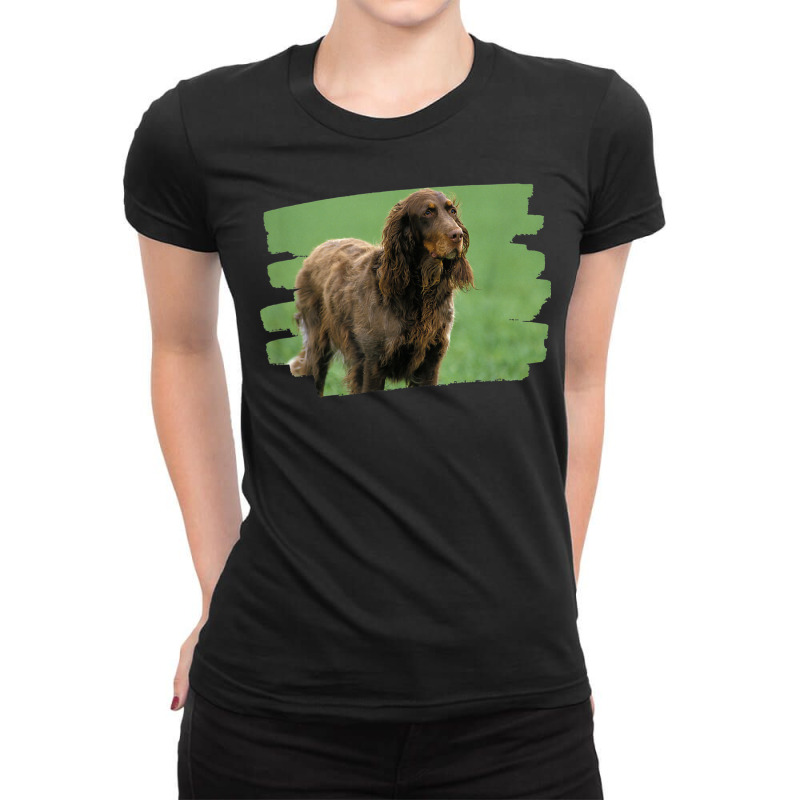 Picardy Spaniel Dog Lover Ladies Fitted T-Shirt by Scarlets | Artistshot