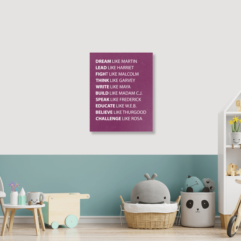 Black Lives Matter Portrait Canvas Print | Artistshot