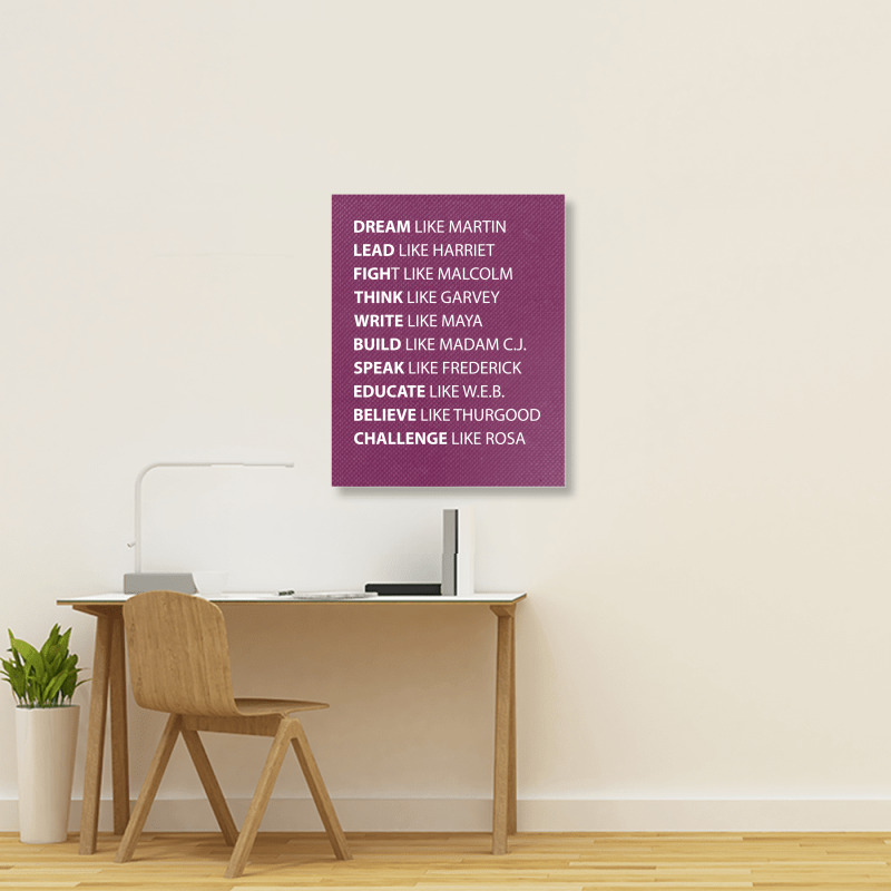 Black Lives Matter Portrait Canvas Print | Artistshot