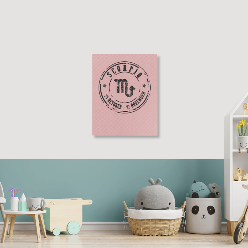 Scorpio Portrait Canvas Print | Artistshot