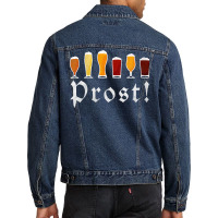 Womens Oktoberfest Prost Celebrate Diversity Beer V Neck T Shirt Men Denim Jacket | Artistshot