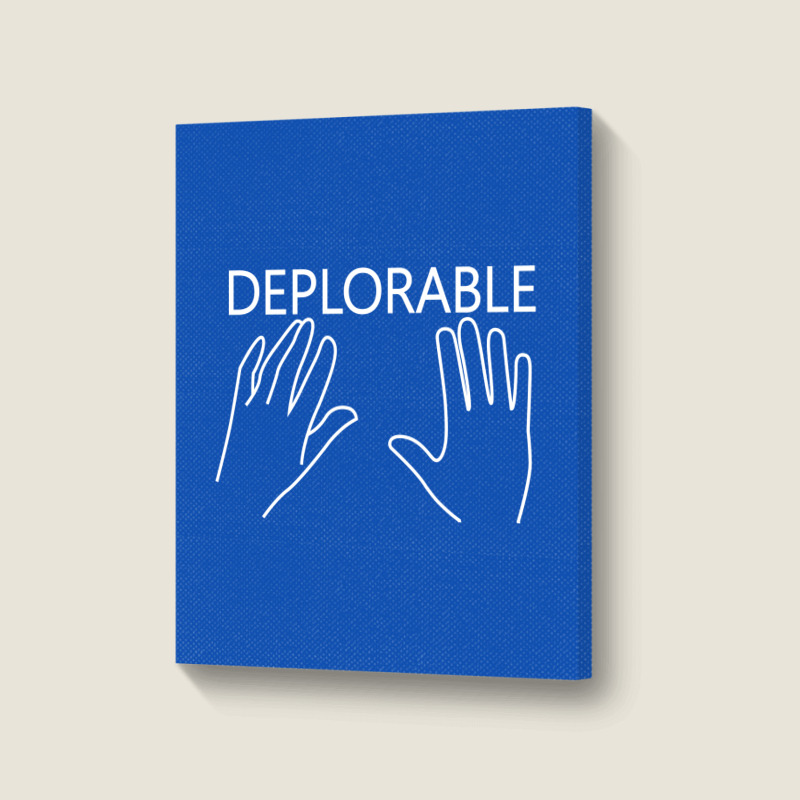 Deplorable Portrait Canvas Print | Artistshot