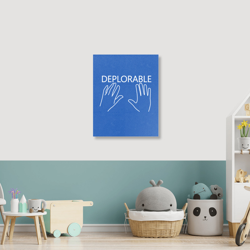 Deplorable Portrait Canvas Print | Artistshot