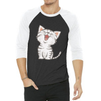 American Shorthair Happy 1.png 3/4 Sleeve Shirt | Artistshot