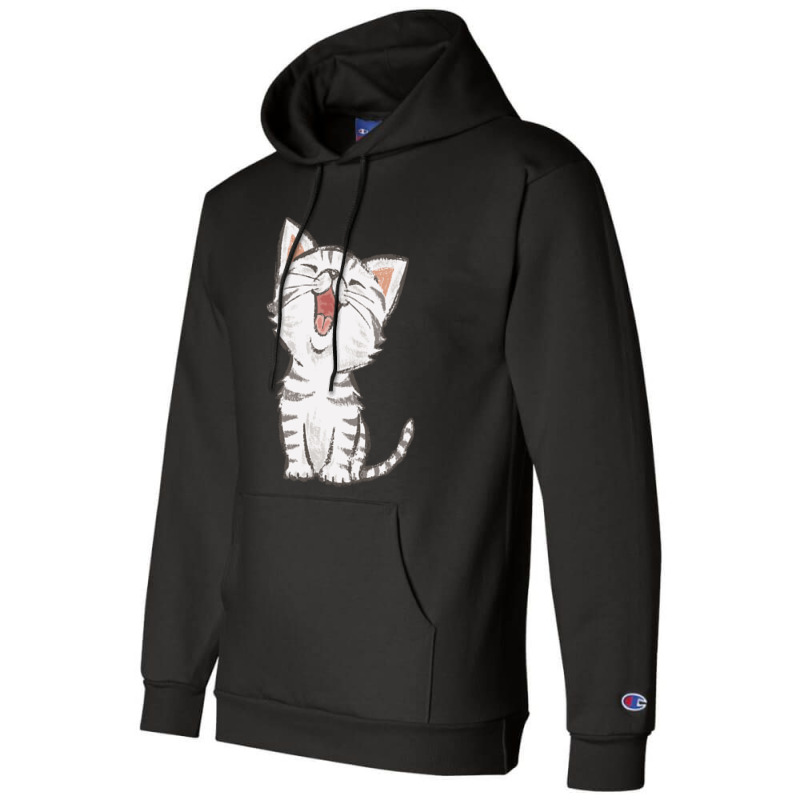 American Shorthair Happy 1.png Champion Hoodie by LawrenceKemp | Artistshot