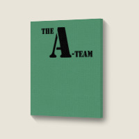 The A Team Stencil Tshirt Portrait Canvas Print | Artistshot
