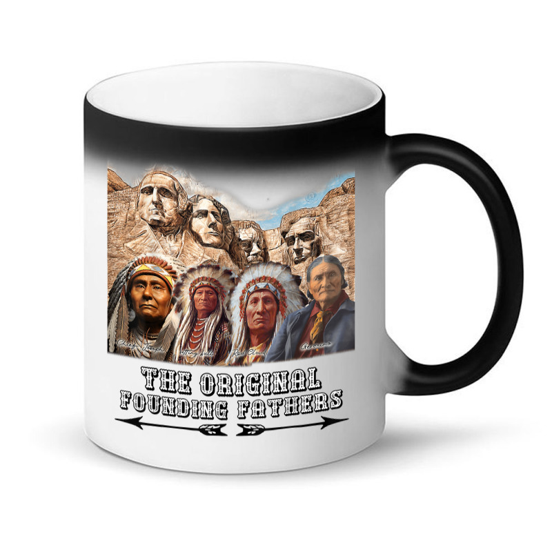 Original Founding Fathers Native American Retro Tribe Pride T Shirt Magic Mug | Artistshot