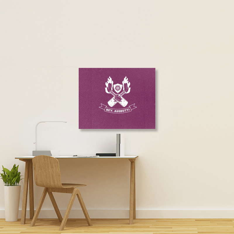 Hey Assbutt Landscape Canvas Print | Artistshot