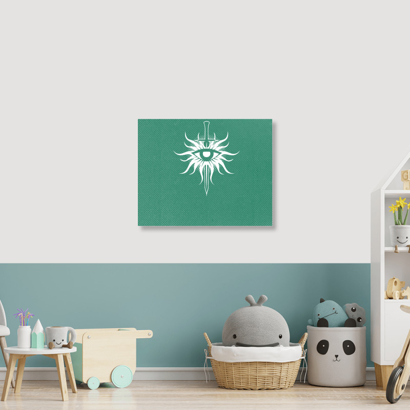 Dragon Age Inquisition Symbol Landscape Canvas Print | Artistshot