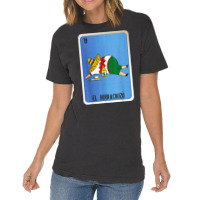 El Borrachuzo Mexican Slang Lottery Bingo Cards T Shirt Vintage T-shirt | Artistshot