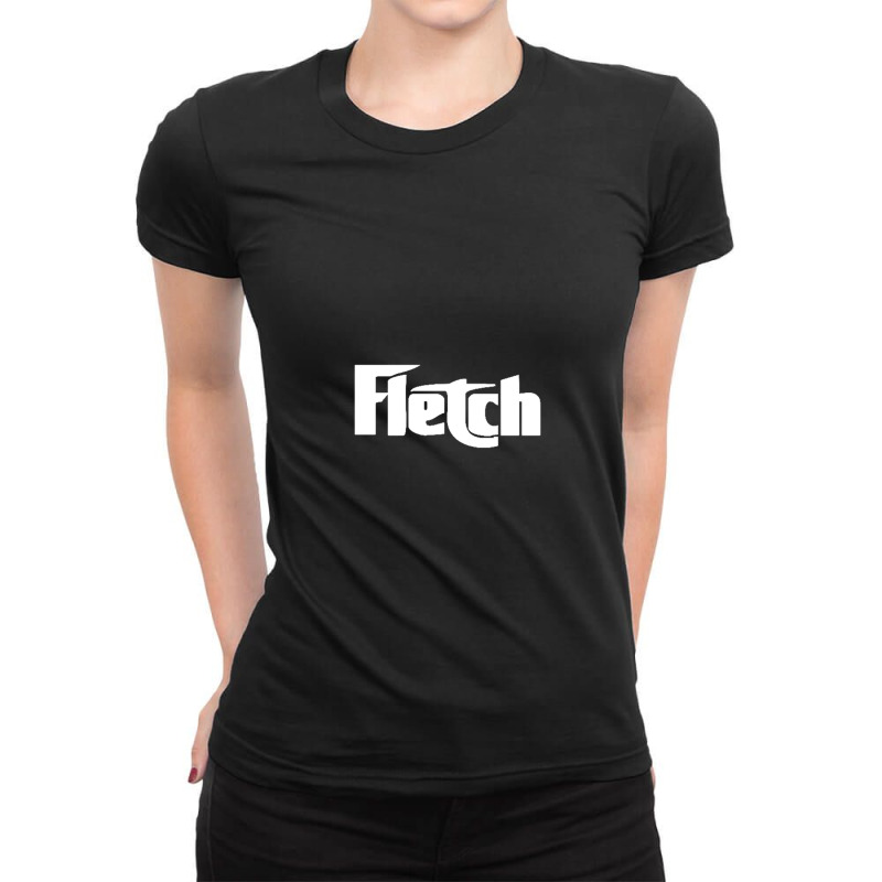 Fletch Distressed Ladies Fitted T-Shirt by AngieHerronr | Artistshot