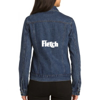 Fletch Distressed Ladies Denim Jacket | Artistshot