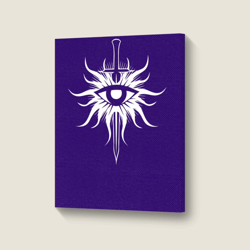 Dragon Age Inquisition Symbol Portrait Canvas Print | Artistshot