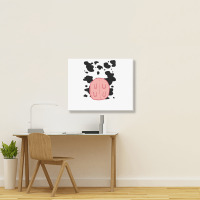 Cow Udder Pattern Funny Lazy Diy Costume Easy Halloween Landscape Canvas Print | Artistshot