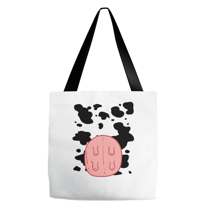 Cow Udder Pattern Funny Lazy Diy Costume Easy Halloween Tote Bags | Artistshot