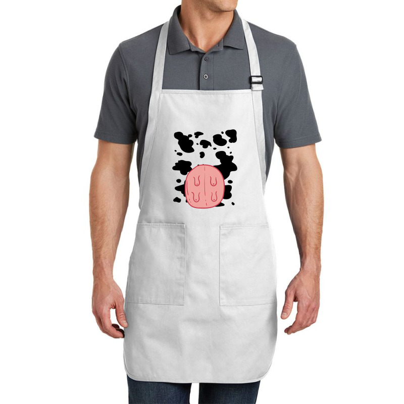 Cow Udder Pattern Funny Lazy Diy Costume Easy Halloween Full-length Apron | Artistshot