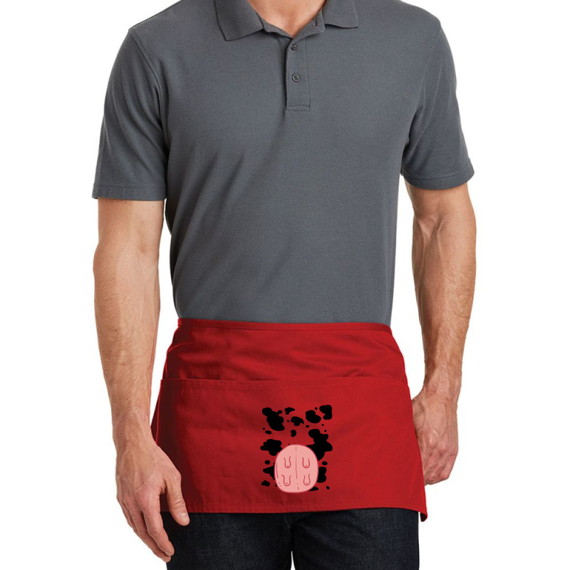 Cow Udder Pattern Funny Lazy Diy Costume Easy Halloween Waist Apron | Artistshot