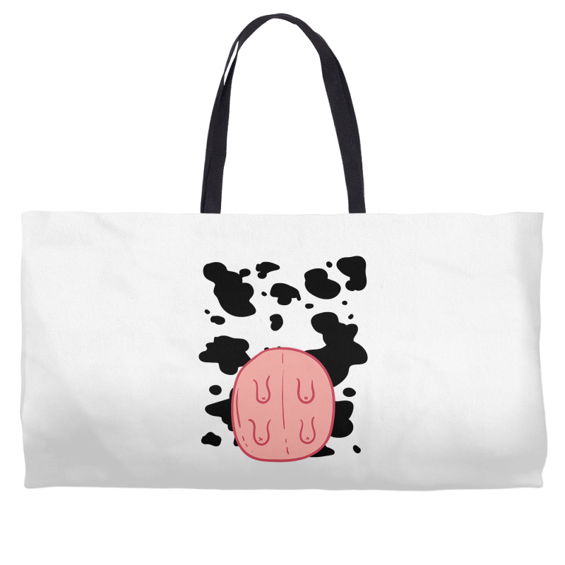 Cow Udder Pattern Funny Lazy Diy Costume Easy Halloween Weekender Totes | Artistshot