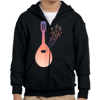 Nature Music String Instrument Mandolin Youth Zipper Hoodie | Artistshot