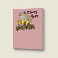 Short Bus Driver Portrait Canvas Print | Artistshot