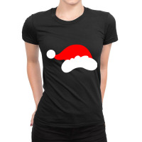 Santa Hat Ladies Fitted T-shirt | Artistshot