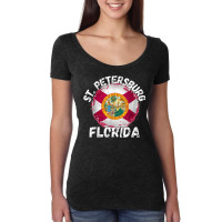 Retro St. Petersburg Florida Apparel Women's Triblend Scoop T-shirt | Artistshot