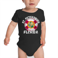 Retro St. Petersburg Florida Apparel Baby Bodysuit | Artistshot