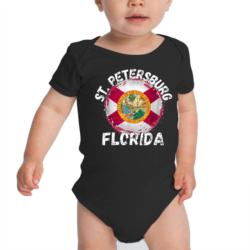 Retro St. Petersburg Florida Apparel Baby Bodysuit by Fly | Artistshot