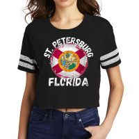 Retro St. Petersburg Florida Apparel Scorecard Crop Tee | Artistshot