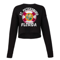 Retro St. Petersburg Florida Apparel Cropped Sweater | Artistshot